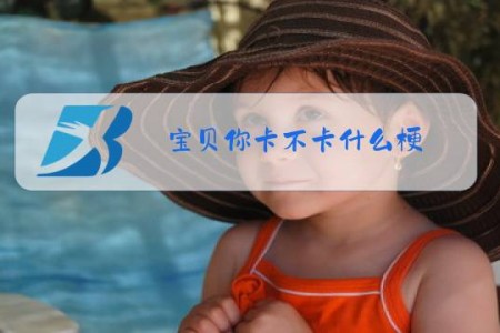 宝贝你卡不卡什么梗