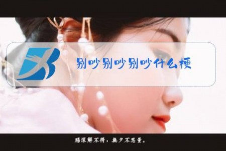 别吵别吵别吵什么梗