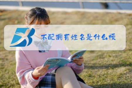 不配拥有姓名是什么梗