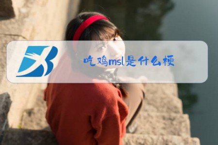 吃鸡msl是什么梗