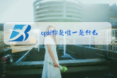 cpdd你是唯一是什么梗