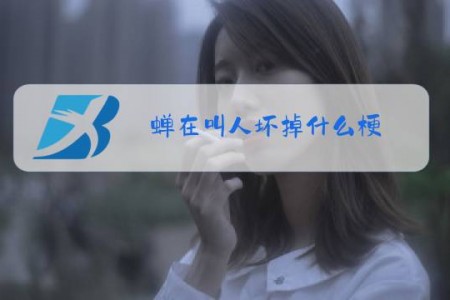 蝉在叫人坏掉什么梗