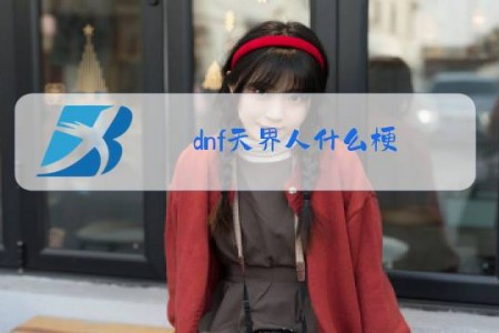 dnf天界人什么梗