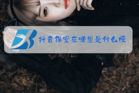 抖音保安在哪里是什么梗