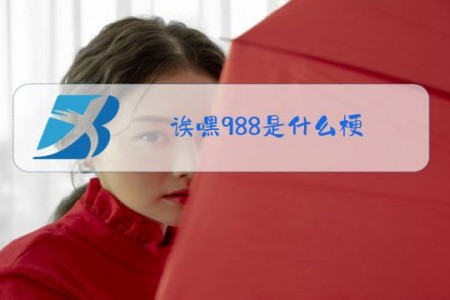 诶嘿988是什么梗
