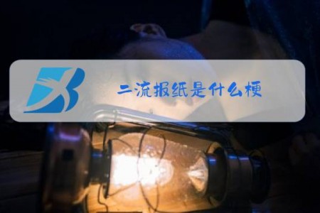 二流报纸是什么梗