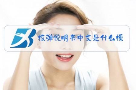 核弹说明书中文是什么梗