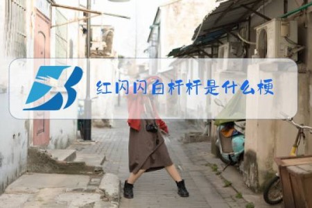 红闪闪白杆杆是什么梗