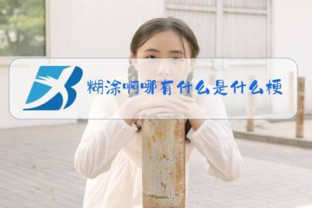 糊涂啊哪有什么是什么梗