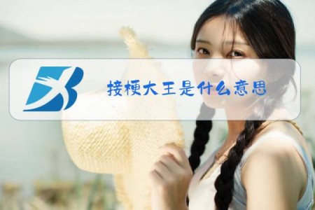 接梗大王是什么意思