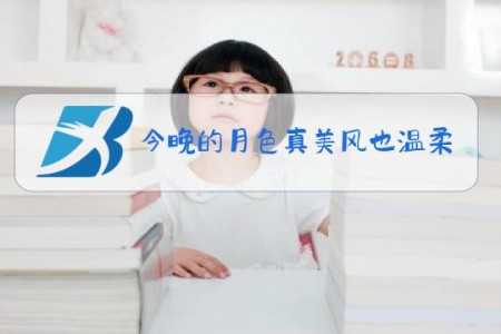 今晚的月色真美风也温柔是什么梗