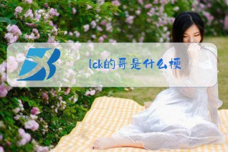 lck的哥是什么梗