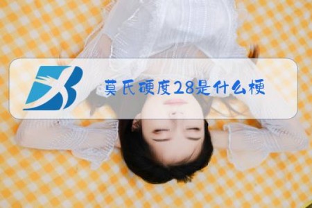 莫氏硬度28是什么梗