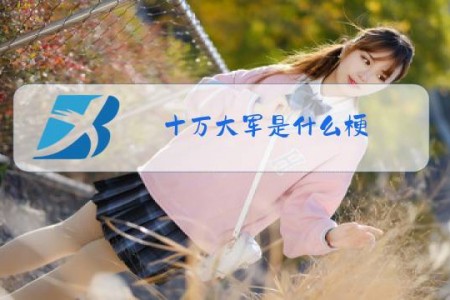 十万大军是什么梗