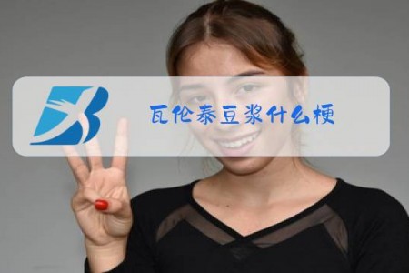 瓦伦泰豆浆什么梗