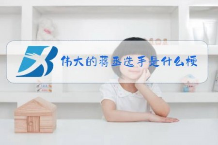伟大的蒋丞选手是什么梗