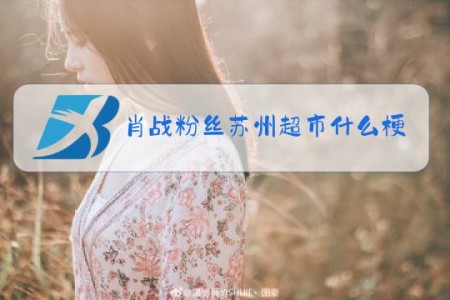 肖战粉丝苏州超市什么梗