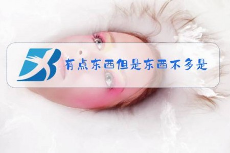 有点东西但是东西不多是什么梗