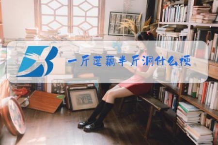 一斤莲藕半斤洞什么梗