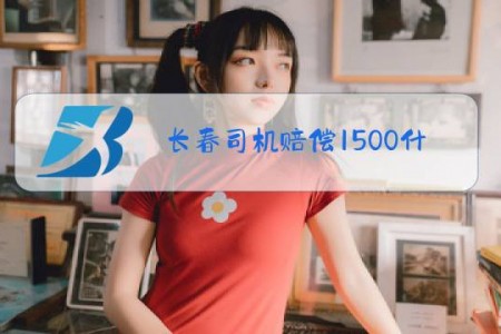 长春司机赔偿1500什么梗
