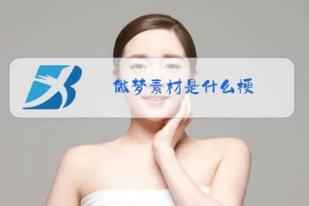 做梦素材是什么梗